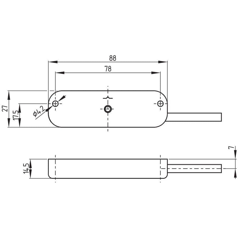 Schmersal - Induktiver Näherungsschalter Sicherheits-Sensor BNS 40S-12Z 10,0M