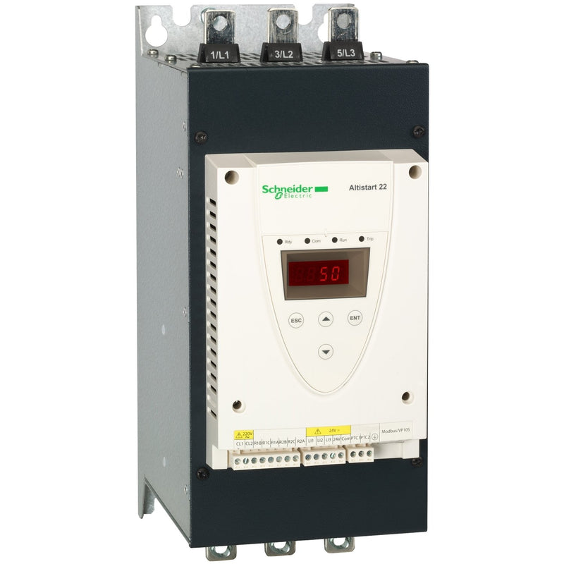 Schneider Electric - Sanftstarter Sanftanlasser ATS22C11S6 110A 3x208-600V − 1 Stück