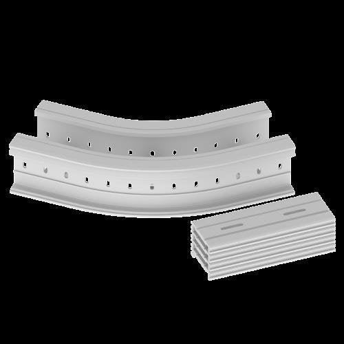 Unex - Bogen für Kabelleiter Flachbogen 45 Grad 67236-04 135x200 R300 U23X