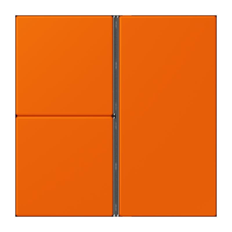 Jung - Abdeckung/Bedienelement für Installationsschalterprogramme Tastensatz 3fach LC 403 TSA 224 orange