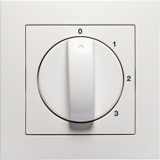 Peha - Abdeckung/Bedienelement für Installationsschalterprogramme Abdeckung alu D 11.610.70 S3 3-Stufenschalter