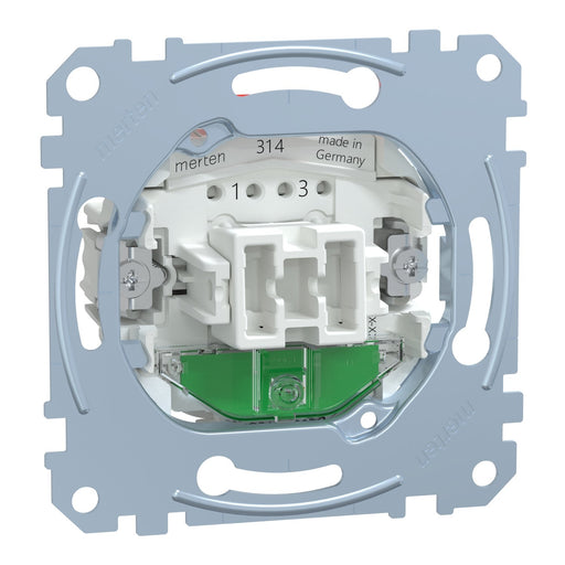Merten - Installationsschalter Aus-Kontrollschalter-Eins. MEG3102-0000 2-pol.10AX 250V AC