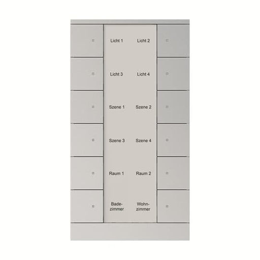 Busch-Jaeger - Bussystem-Tastsensor 12f. Bedienelement SB/U12.0.11-83 alusilber