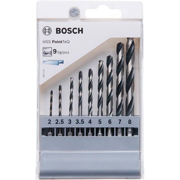 Bosch - Bohrer-Set HSS PointTeQ 2607002826 Sechskantbohrer-Set