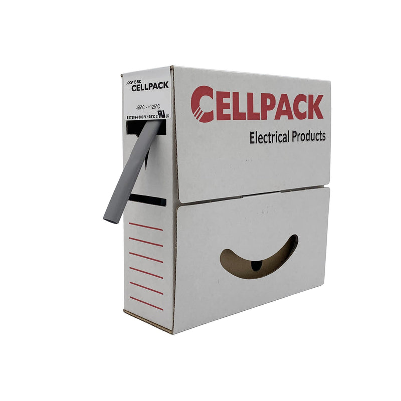 Cellpack - Schrumpfschlauch Schrumpfschlauch-Abrollbox SB/24-8/grau/4m 24-8mm/L:4m,grau