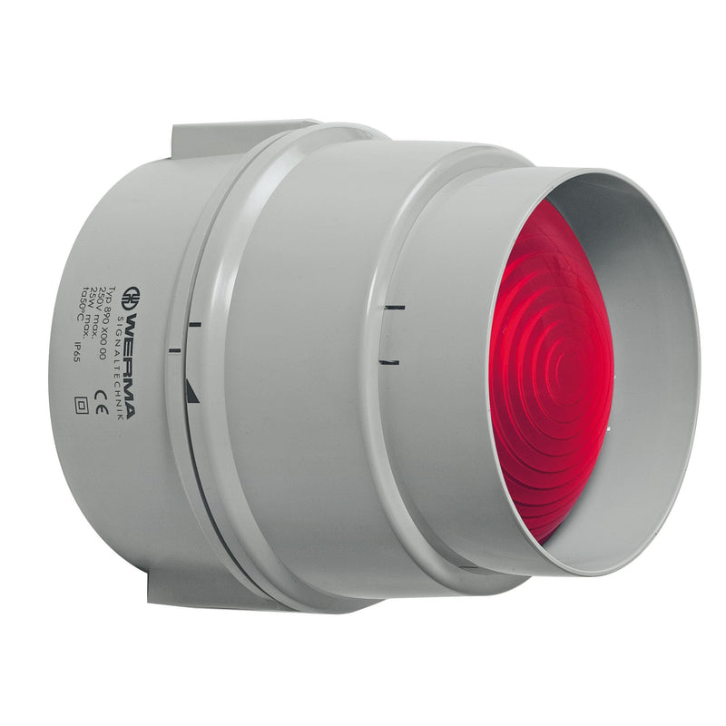 Werma - Signalampel Dauerleuchte 89010000 12-240 V rot