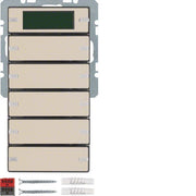 Berker - Bussystem-Tastsensor Tastsensor 5fach 75665726 anthrazit