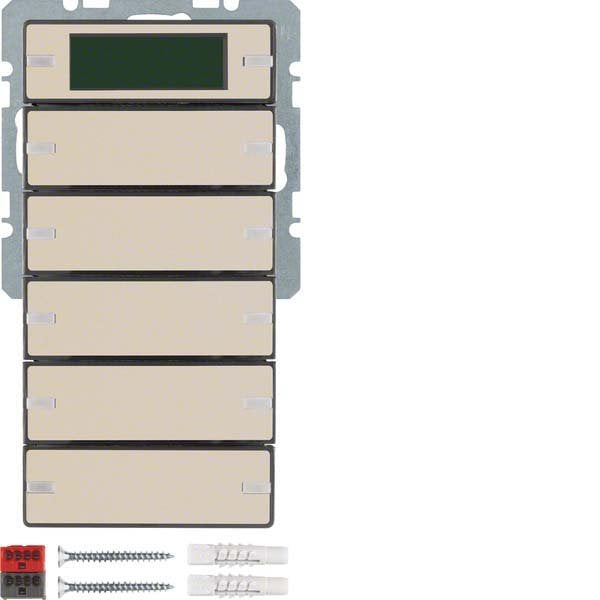 Berker - Bussystem-Tastsensor Tastsensor 5fach 75665726 anthrazit