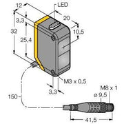 Turck - Einweg-Lichtschranke Opto-Sensor Q20NRQ Einweglichtschranke − 1 Stück