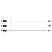 Phoenix Contact - Konfektioniertes Sensor-Aktor-Kabel Sensor-/Aktor-Kabel SAC-3P-M12MR/3,0-PVC