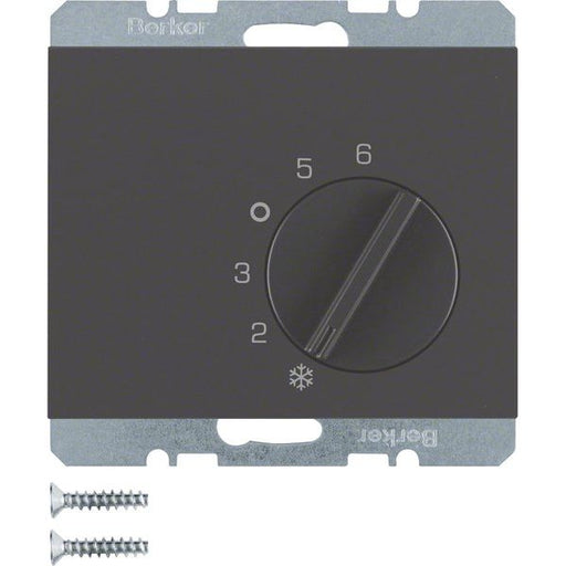 Berker - Raumthermostat Raumtemperaturregler 20267106 mit Wechsler