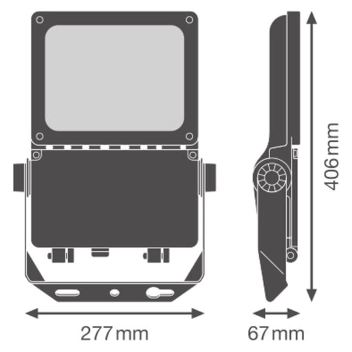 Ledvance - Downlight/Strahler/Flutlicht LED-Scheinwerfer FLFLEX#4099854373145 830, DALI
