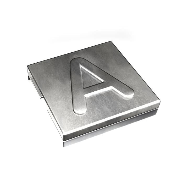 ABB Stotz S&J T&B - Kabelmarkierungssystem Markierungszeichen YID-CHAR-A V4A "A" − 100 Stück