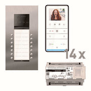 TCS Tür Control - Türsprech-Set video:pack AVU600214 PVUF142/001 IVW6511 14WE UP