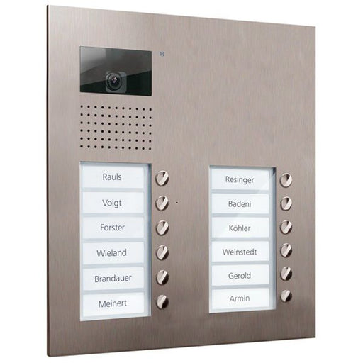 TCS Tür Control - Türstation für Türkommunikation Video color Außenstation V AVU15120-0030 PUK 12 Tasten 2-spal − 1 Stück