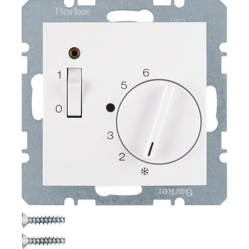 Berker - Raumthermostat Raumtemperaturregler 24 V 20311909 mit Öffner, Zentrals