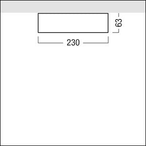 Zumtobel Group - Decken-/Wandleuchte LED-Deckenanbauleuchte MIREL-L mi #42184009 A 1200-840 LDE