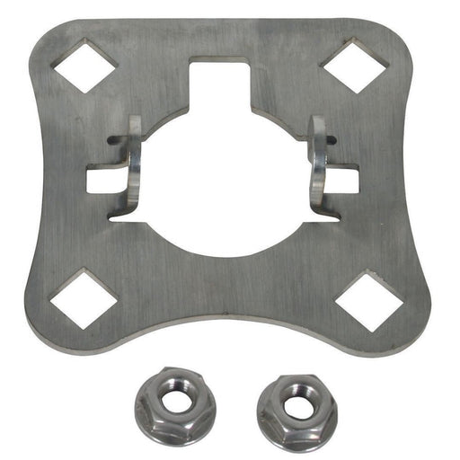 DEHN - Zubehör/Ersatzteile für Erdung und Blitzschutz Anschlussplatte APSR D50 4AE HVI V2A f. Stützrohre D 50mm