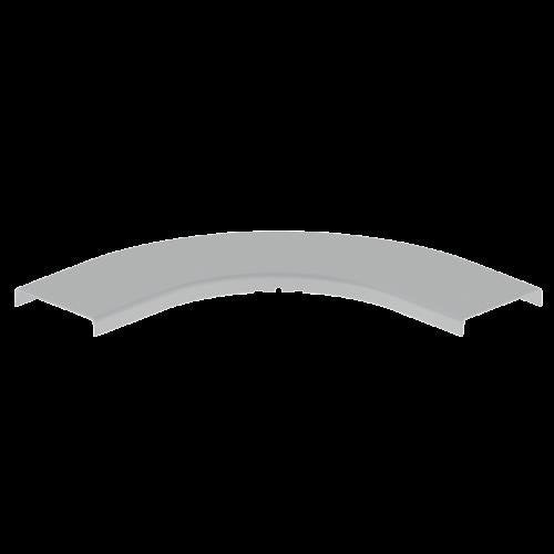 Unex - Deckel Bogen für Kabeltragsystem Abdeckung Bogen 90° grau 66111-48 100 U48X RAL7038 − 2 Stück