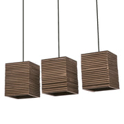 Ledvance - Pendelleuchte 3xE27 D.C.SquarePend3XE27 braun