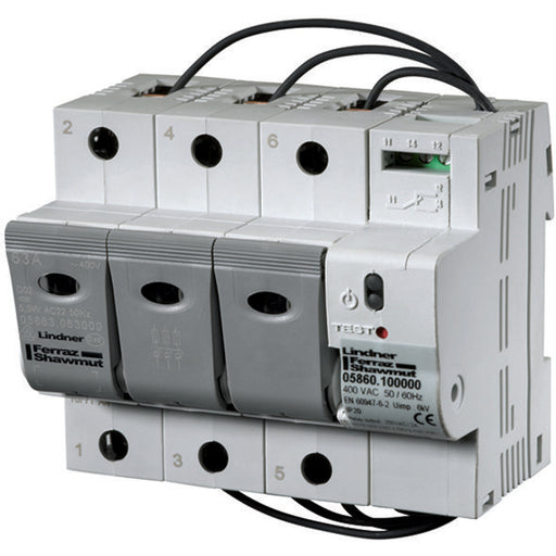 Mersen - Zubehör/Ersatzteile für elektrische Sicherungen/Sicherungshalter Sicherungsüberwachung 05860.300000 D03 Typ 3 LINOCUR LS
