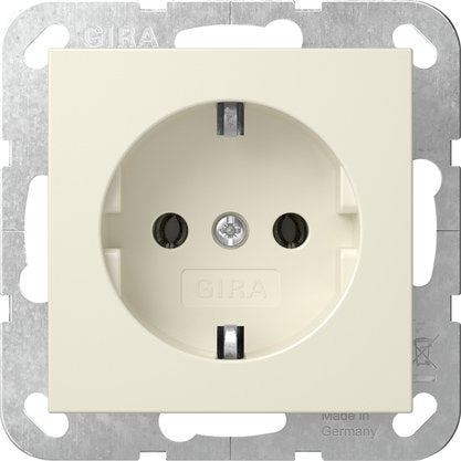 Gira - Steckdose SRK 418001 Cremeweiß