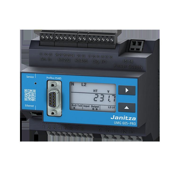 Janitza Electronic - Kombimessgerät Netzanalysator UL UMG 605-PRO 24V (UL) 20-55VAC,20-77DC