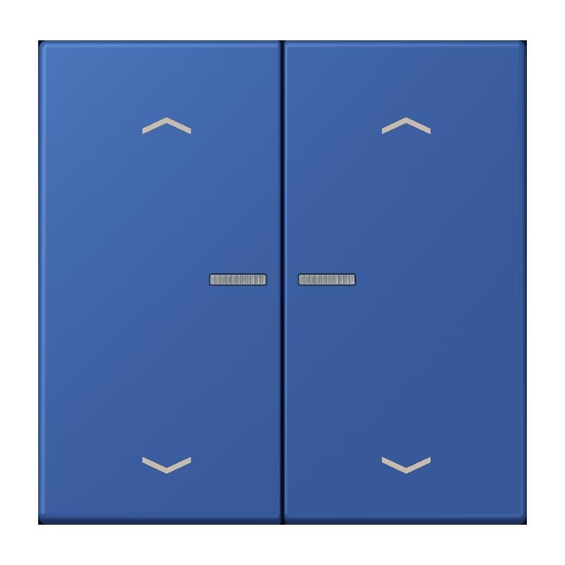 Jung - Abdeckung/Bedienelement für Installationsschalterprogramme Wippe mit Lichtleiter LC 102 KO5P 253 bleu outremer 59