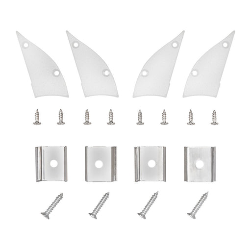Nobile - Zubehör/Ersatzteile für Lichtschlauch/-band Ersatzkit für Alu Profil 5011149910 Aufbau, weiß − 1 Stück