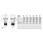 Bals Elektrotech - CEE-Stecker (IEC 60309) Stecker 21428 63A 5p 230V 9h