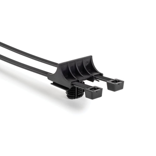 HellermannTyton - Kabelbinder Befestigungsbinder T120RHDM6-HIRHS-BK 390x7,6mm − 100 Stück