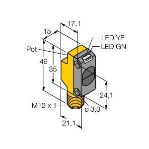 Turck - Lichttaster energetisch Opto Sensor QS18VP6DBQ8 Lichttaster