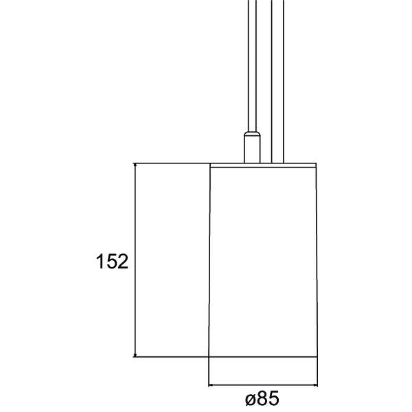 Brumberg Leuchten - Pendelleuchte LED-Pendelleuchte direkt 88884175 Pendellänge 5m