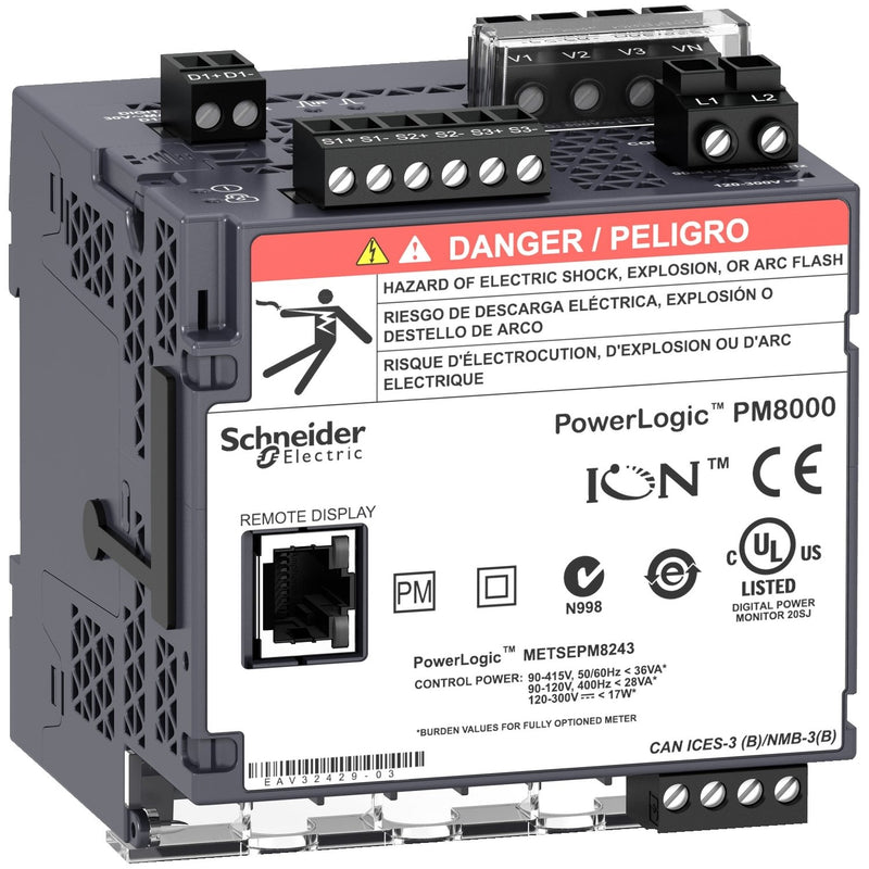 Schneider Electric - Kombimessgerät Universalmessgerät ION METSEPM8113 PowerLogic PM8113