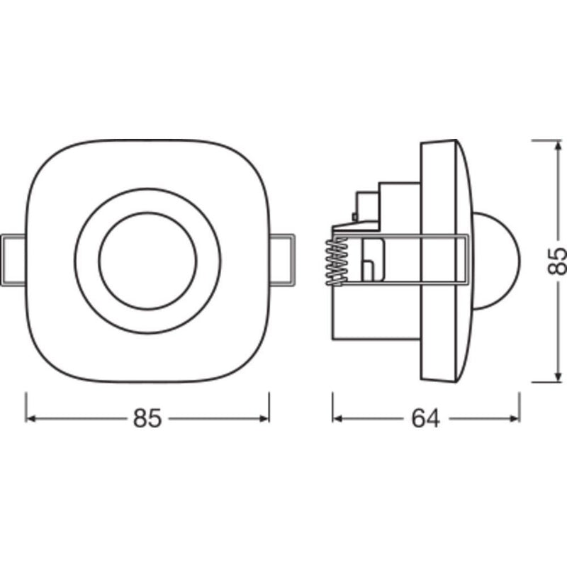 Ledvance - Lichtregelsystemkomponente VIVARES Sensor VIVARES ZB O SENS