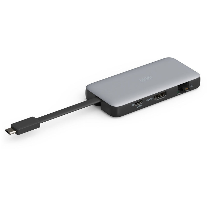 DIGITUS - Multi-Tischsteckdose USB-C Travel Docking Sta. DA-70916 7-Port