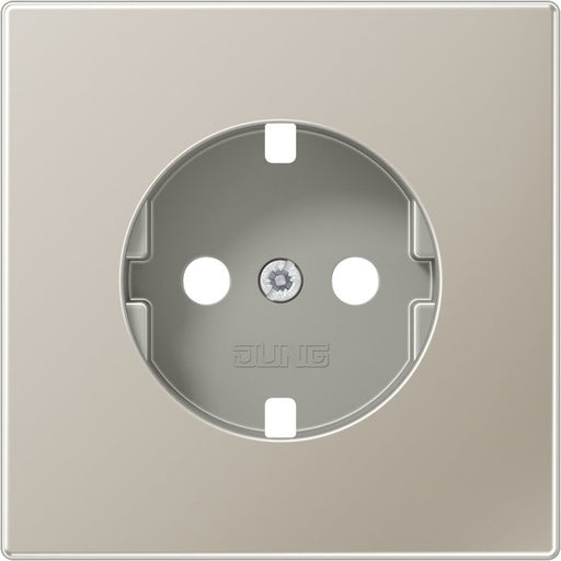 Jung - Abdeckung/Bedienelement für Installationsschalterprogramme Zentralplatte ES 1520 PL f. SCHUKO-Steckdose