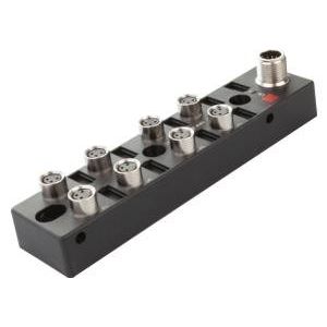 Ipf Electronic - Passiver Sensor-/Aktor-Verteiler (ohne Leitung) Verteiler, 27x130x31mm, VK001102 10-30V DC 8x M8