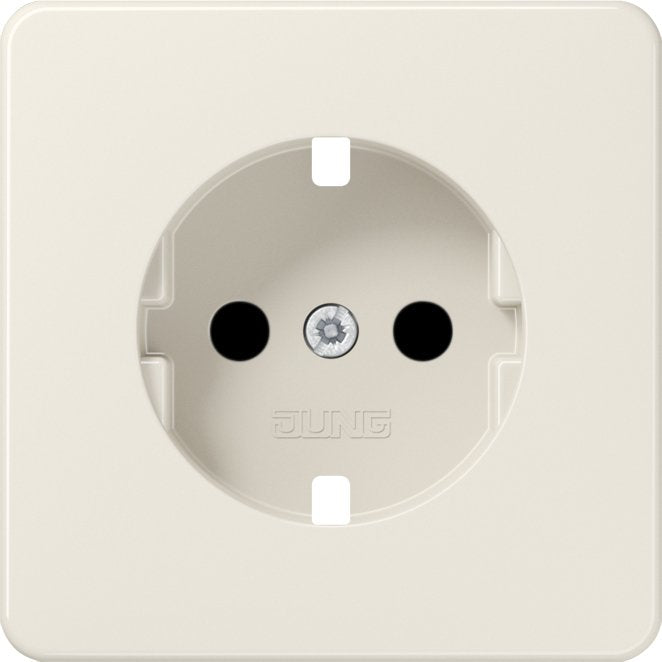 Jung - Abdeckung/Bedienelement für Installationsschalterprogramme Zentralplatte CD 1520 BFKIPL f. SCHUKO-Steckdose