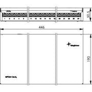 Telegärtner - Patchpanel Kupfer PatchPanel MPD24-HS K 100007019 AP Cat.6A rws
