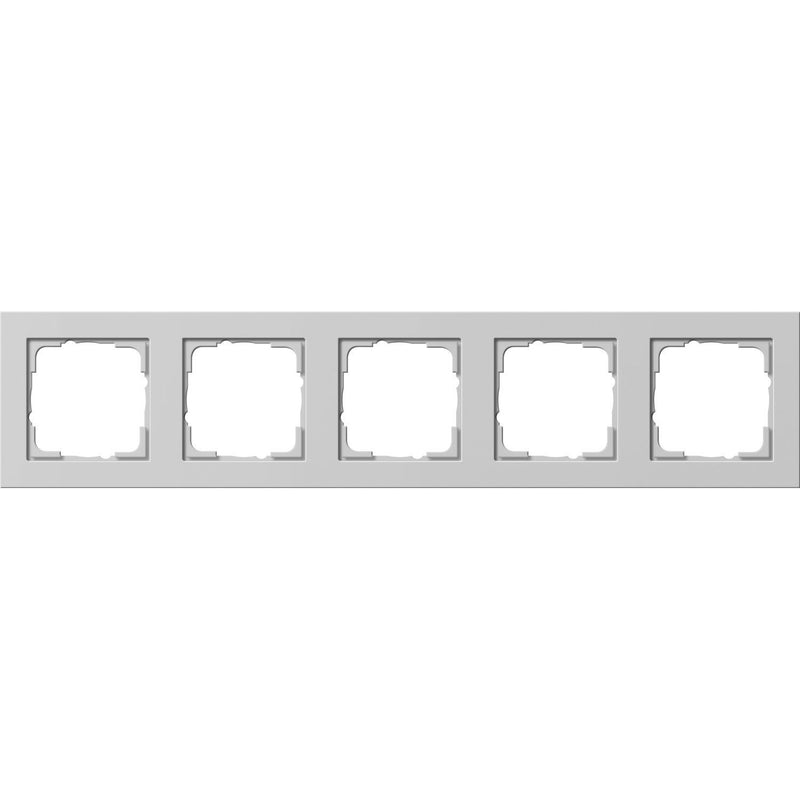 Gira - Abdeckrahmen 5-f. 021537 grau