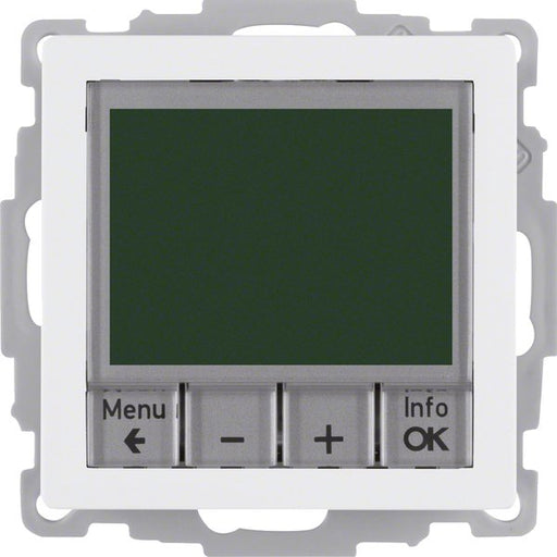 Berker - Raumthermostat/Uhrenthermostat Temperaturregler pws samt 20446089 mit Schließer