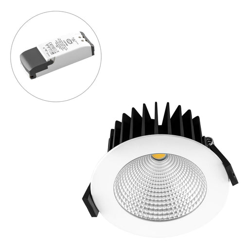 EVN Lichttechnik - Downlight/Strahler/Flutlicht P-LED Deckeneinbauleuchte LC44150102 3000K rd ws IP44 dim