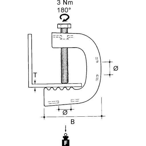 Niedax - Schraubklemme SSYH-3247 − 25 Stück