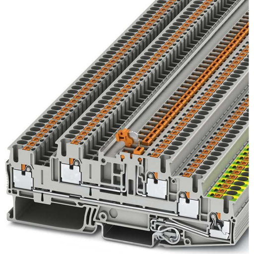 Phoenix Contact - Installations-Etagenklemme PTB 2,5-PE/L/MT 0,14-4qmm, grau − 50 Stück