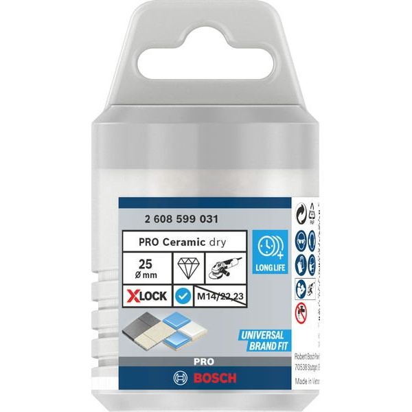 Bosch - Bohrer PRO Ceramic dry 2608599031 Trockenbohrkrone 25