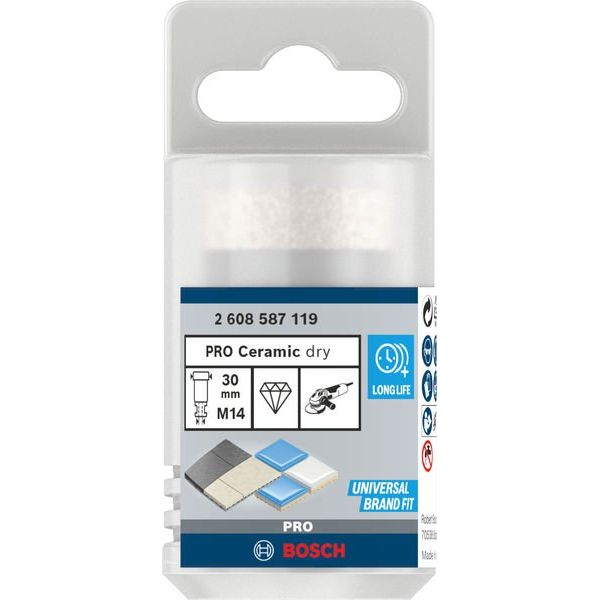 Bosch - Bohrer PRO Ceramic dry 2608587119 Trockenbohrkrone 30