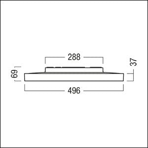 Zumtobel Group - Decken - /Wandleuchte LED - Wand - u.Deckenleuchte LANOSL4000 #42188229 940
