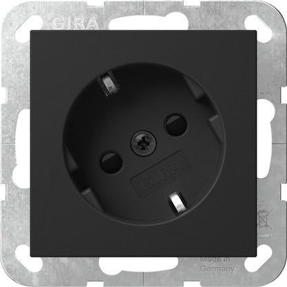 Gira - Steckdose 30° 4418005 Schwarz