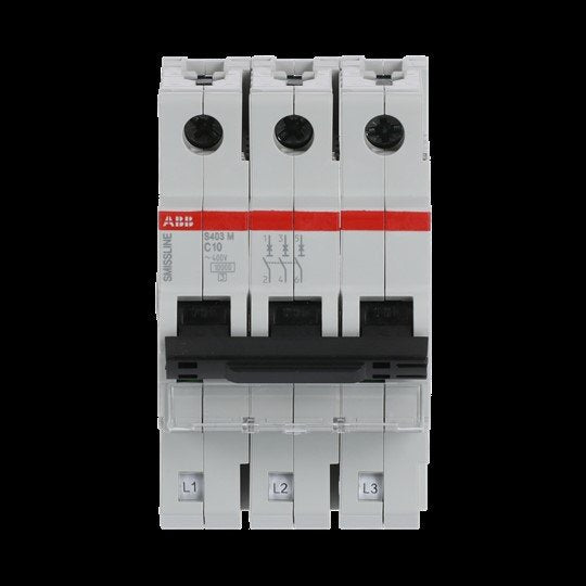 ABB Stotz S&J - Leitungsschutzschalter S403M-C10 10A C 3p